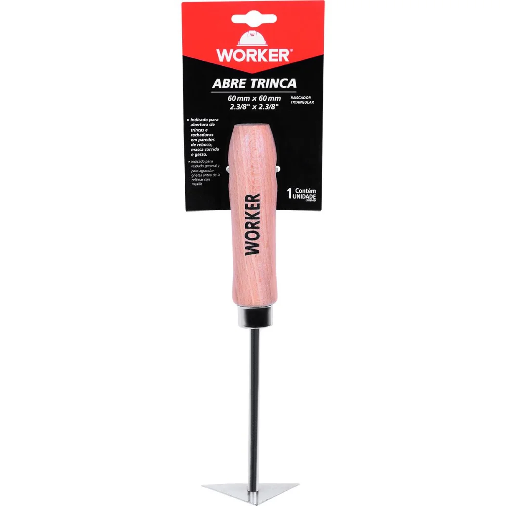 Abre Trinca Com Cabo De Madeira 2.3/8.3/8 Worker - Imagem 2