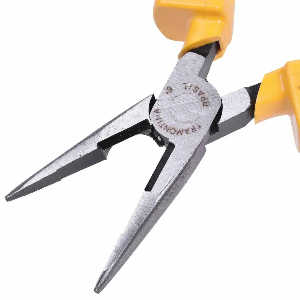 Alicate Bico Meia Cana 6 1000V Amarelo Tramontina - Imagem 5