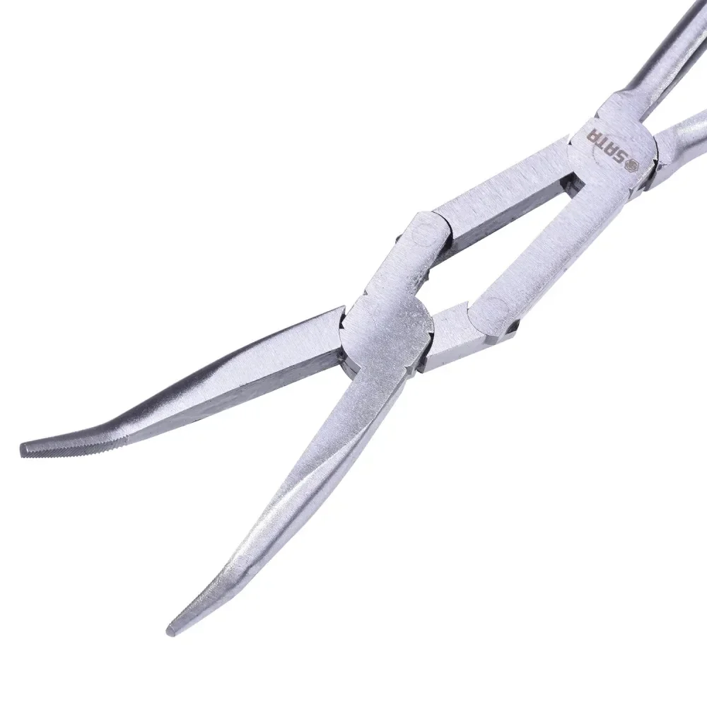 Alicate Bico Meia Cana Extra Longo Curvo 34Cm St70721St Sata - Imagem 5