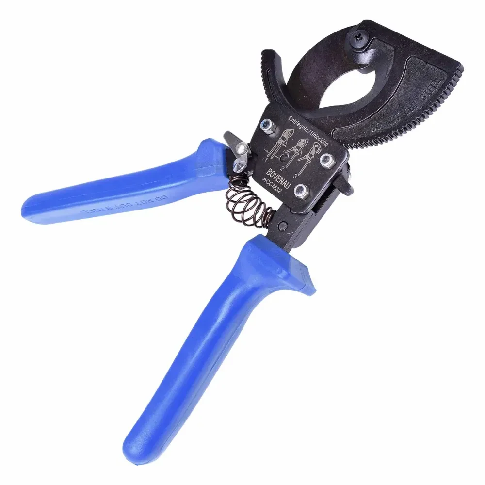 Alicate Cortador De Cabos Elétrico 240 Mm 6 Toneladas Accm32 Bovenau - Imagem 2