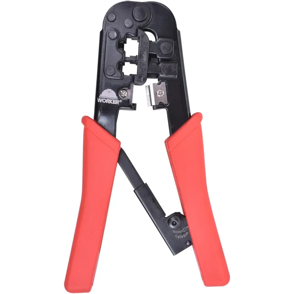 Alicate Crimpador Com Catraca Rj11/12/45 Worker - Imagem 2