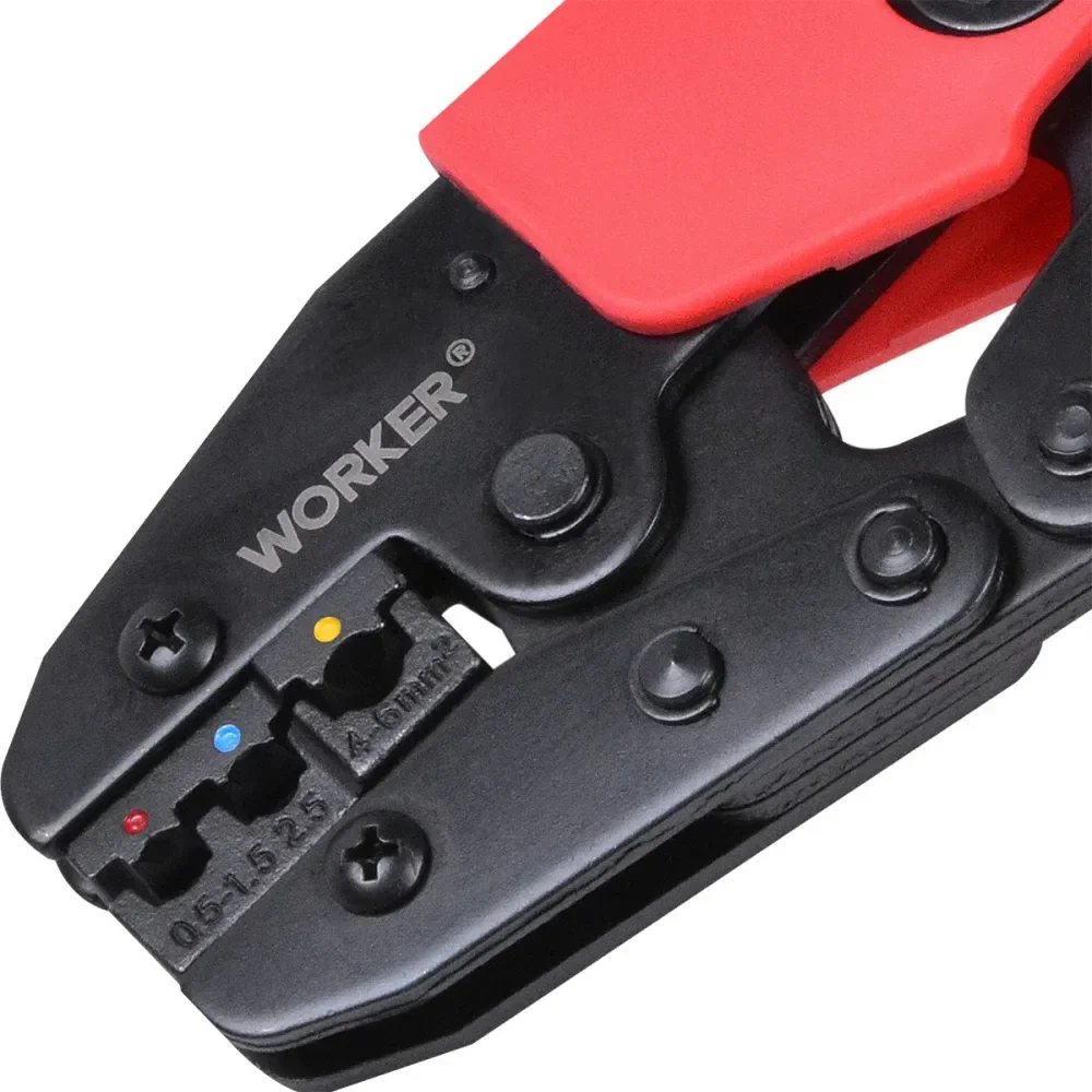 Alicate Crimpador Para Terminais 0,5Mm²-6Mm² Worker - Imagem 4