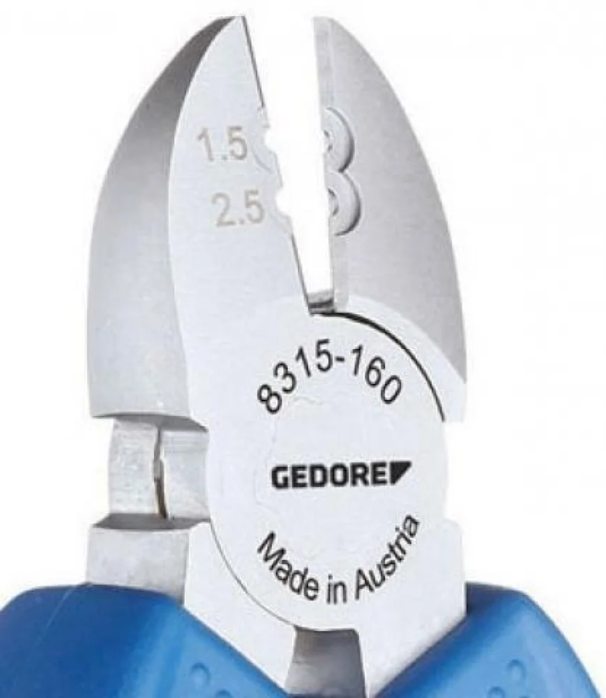 Alicate De Corte Diagonal Para Desencapar Fios 6.1/2” Gedore - Imagem 2