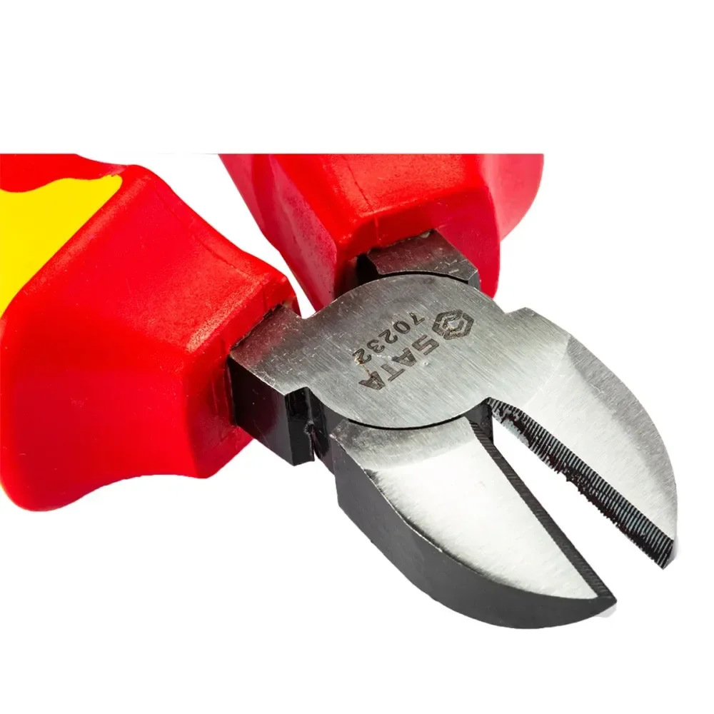 Alicate De Corte Diagonal Vde Em Cr-V 6” Sata - Imagem 8