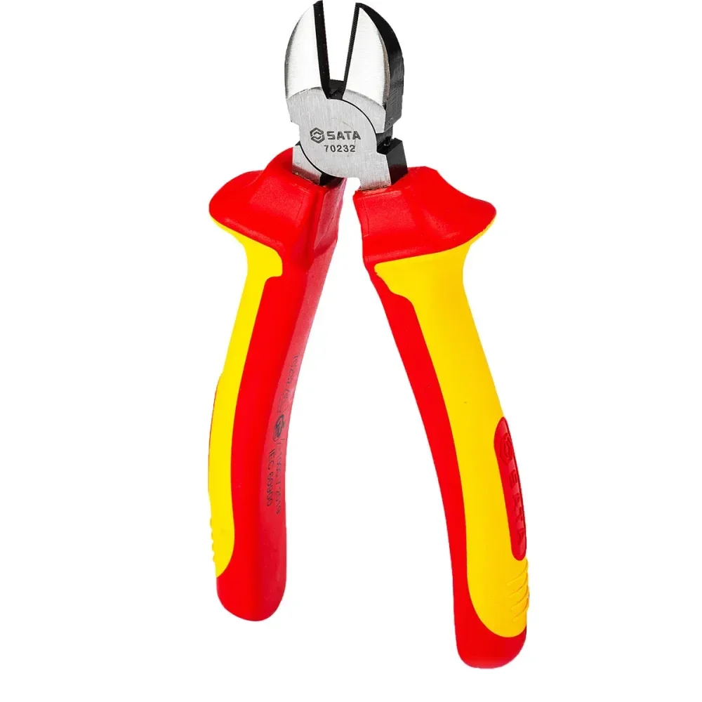 Alicate De Corte Diagonal Vde Em Cr-V 6” Sata - Imagem 9