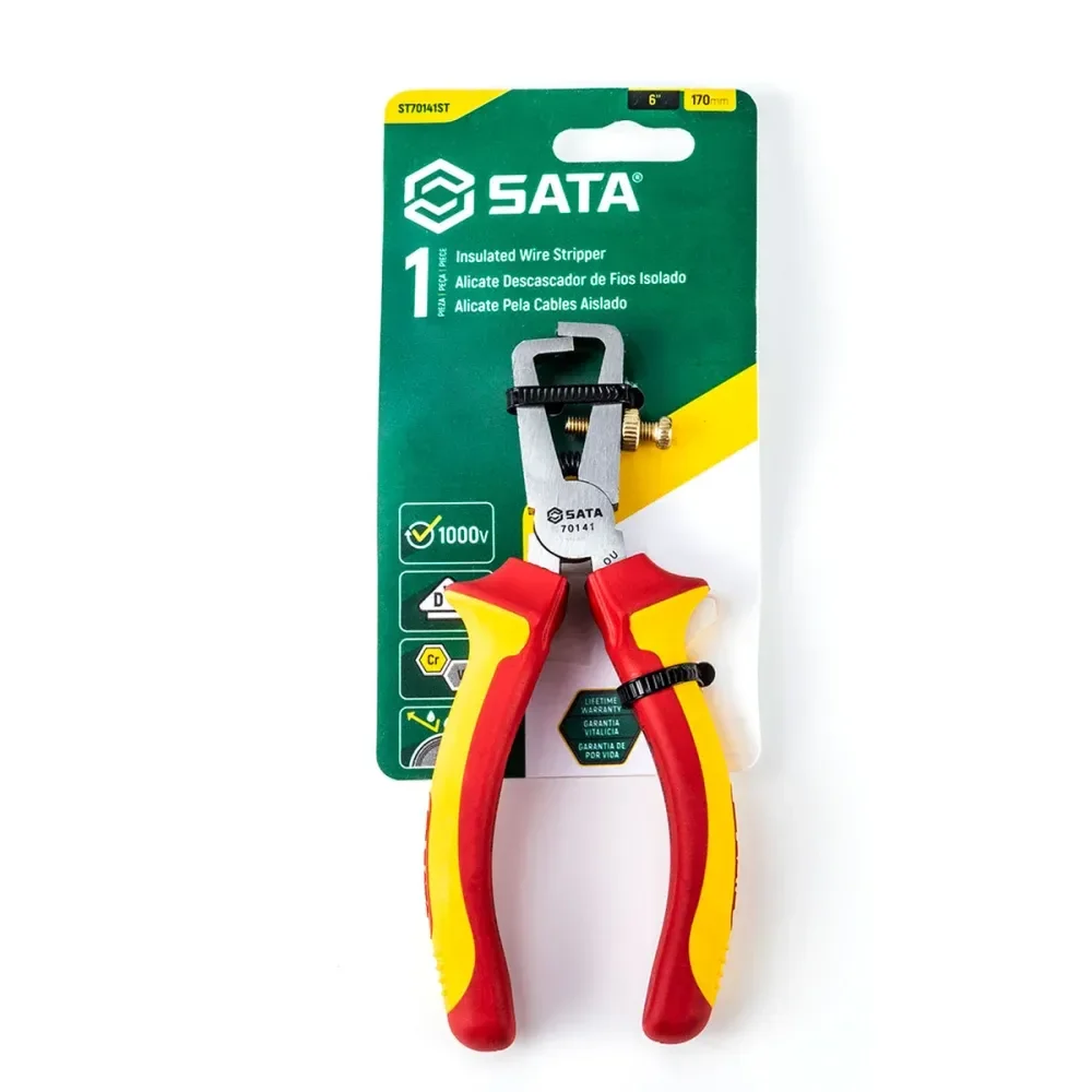 Alicate Descascador Insolado De Fios De 6” Sata - Imagem 6