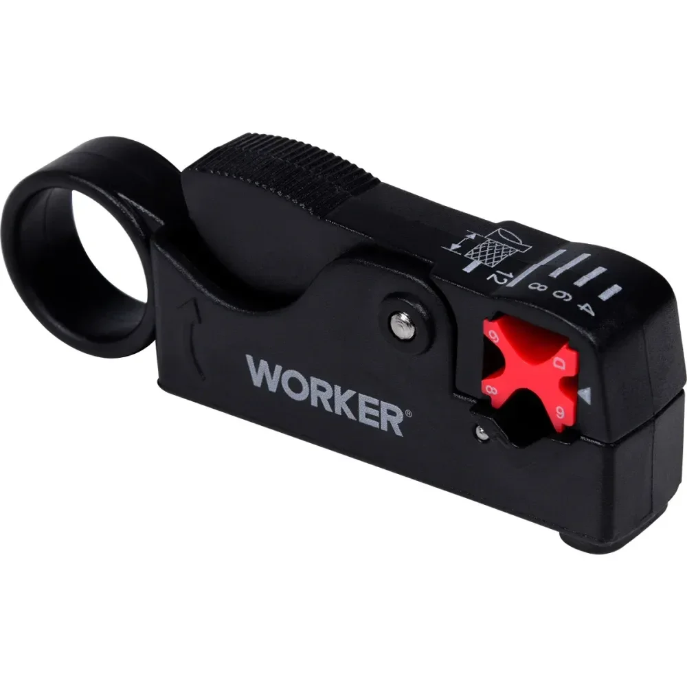 Alicate Desencapador De Cabo Coaxial Worker - Imagem 2