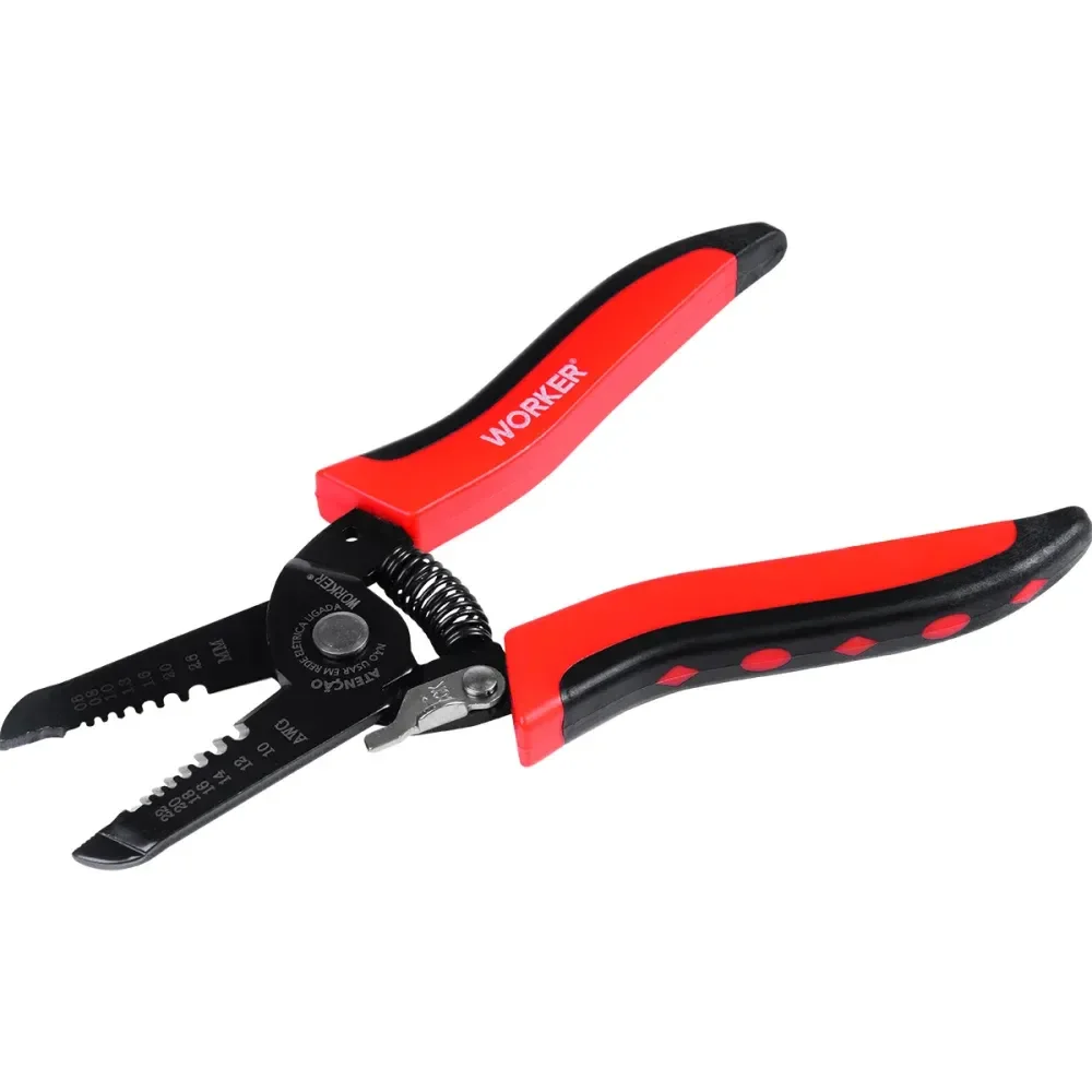 Alicate Desencapador E Cortador De Fios 7 Worker - Imagem 2