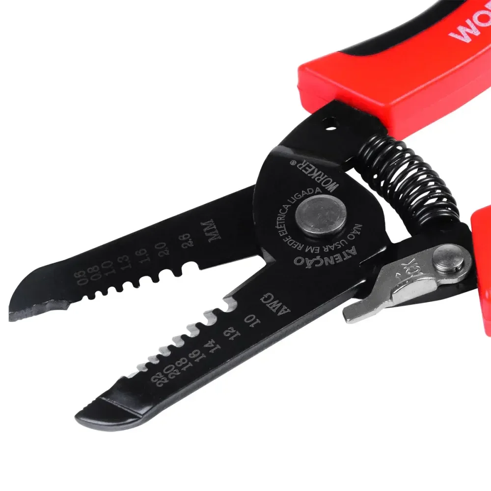 Alicate Desencapador E Cortador De Fios 7 Worker - Imagem 4