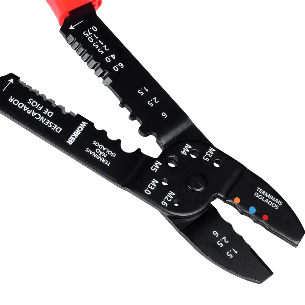 Alicate Multiuso Eletricista 9 Worker - Imagem 5