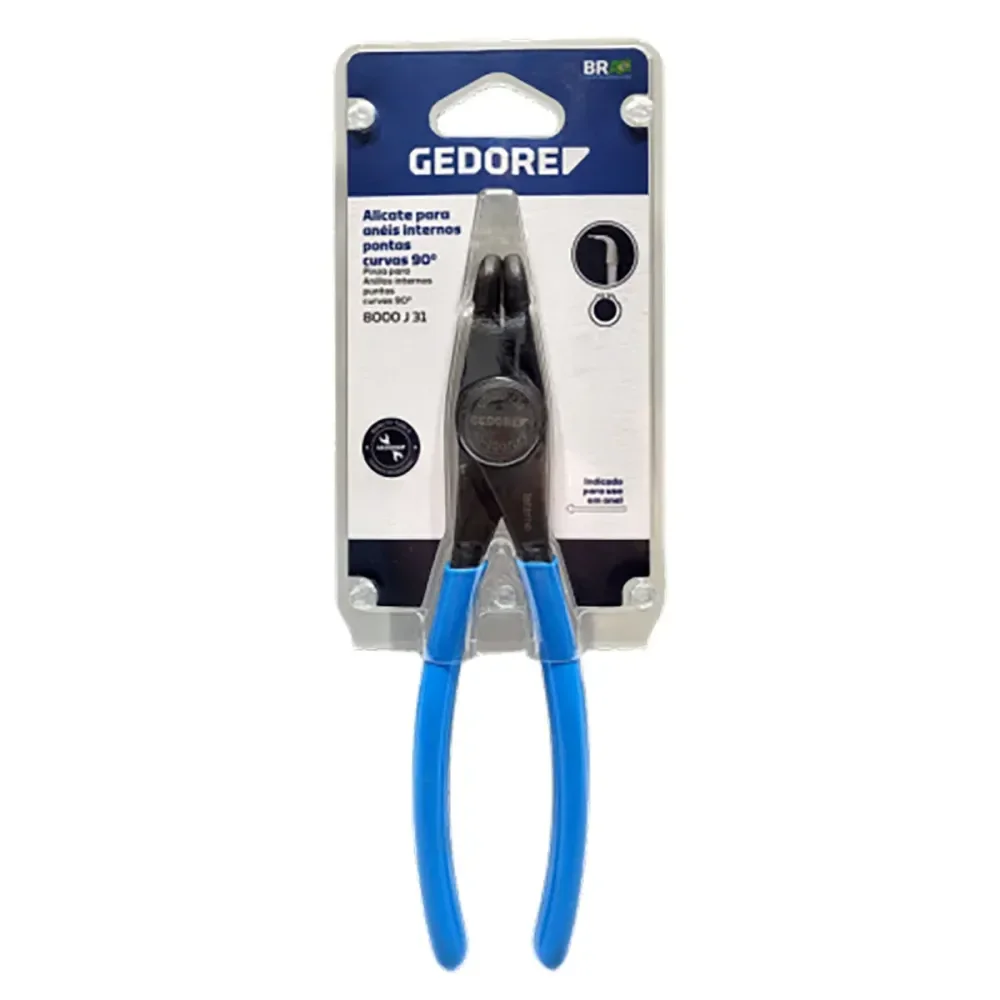 Alicate Para Anéis Internos Com Pontas Curvas 3/8 -1” Gedore - Imagem 2