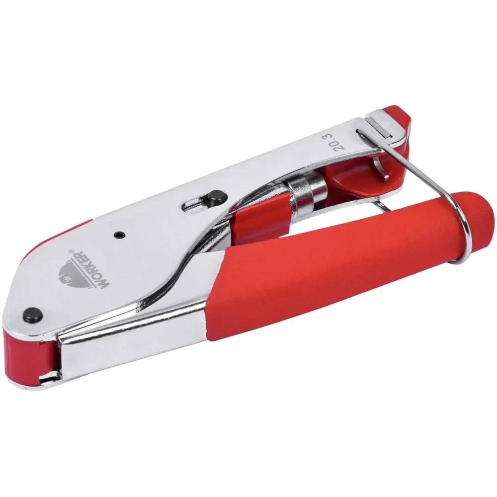 Alicate Para Crimpar Cabos Coaxiais Worker - Imagem 2