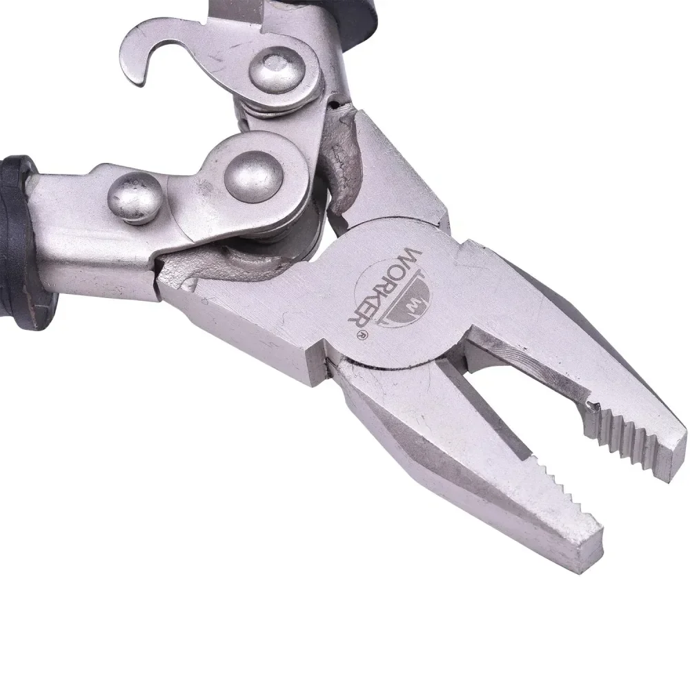 Alicate Universal Com Força Dupla Em Cromo Vanádio 8 Worker - Imagem 3