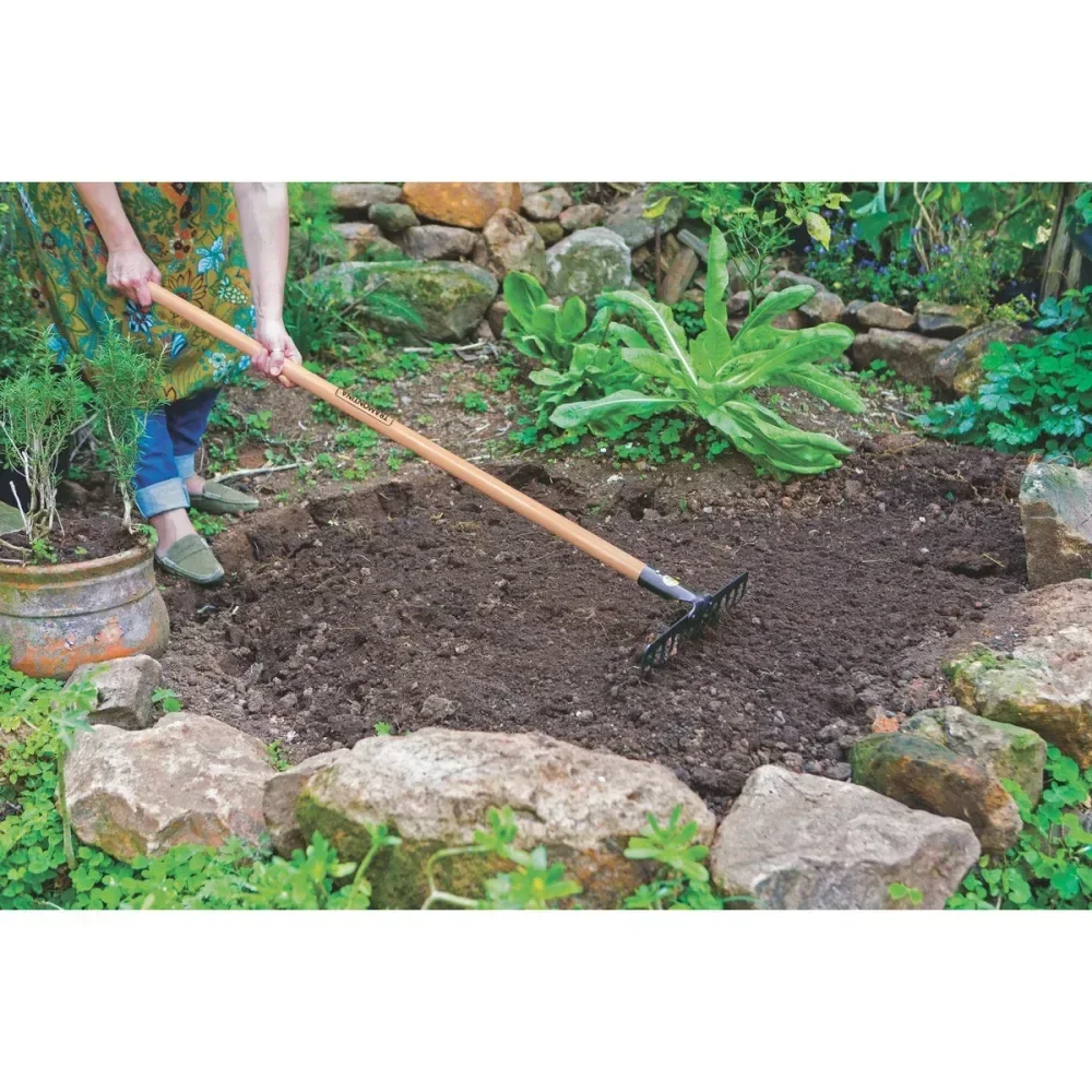 Ancinho Metálico Curvo Leve 12 Dentes Sem Cabo Tramontina 77101124 - Imagem 4