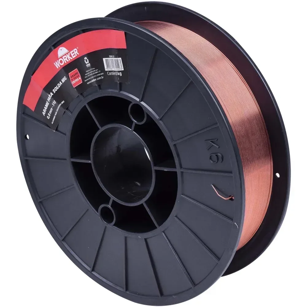 Arame De Solda Mig 0,8Mm 5Kg Worker - Imagem 2