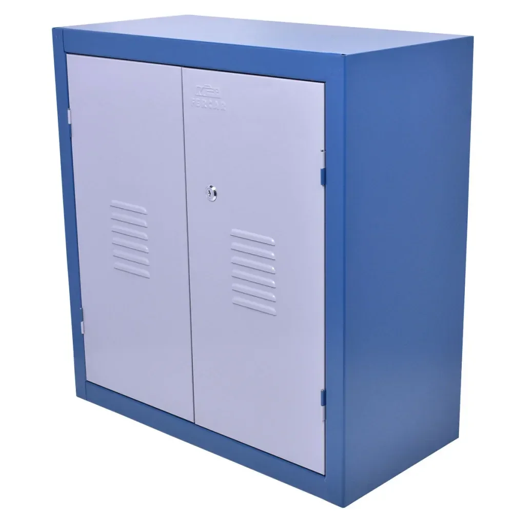 Armário Multiuso Com 1 Prateleira Arm08 60X30X64Cm Azul Fercar - Imagem 2