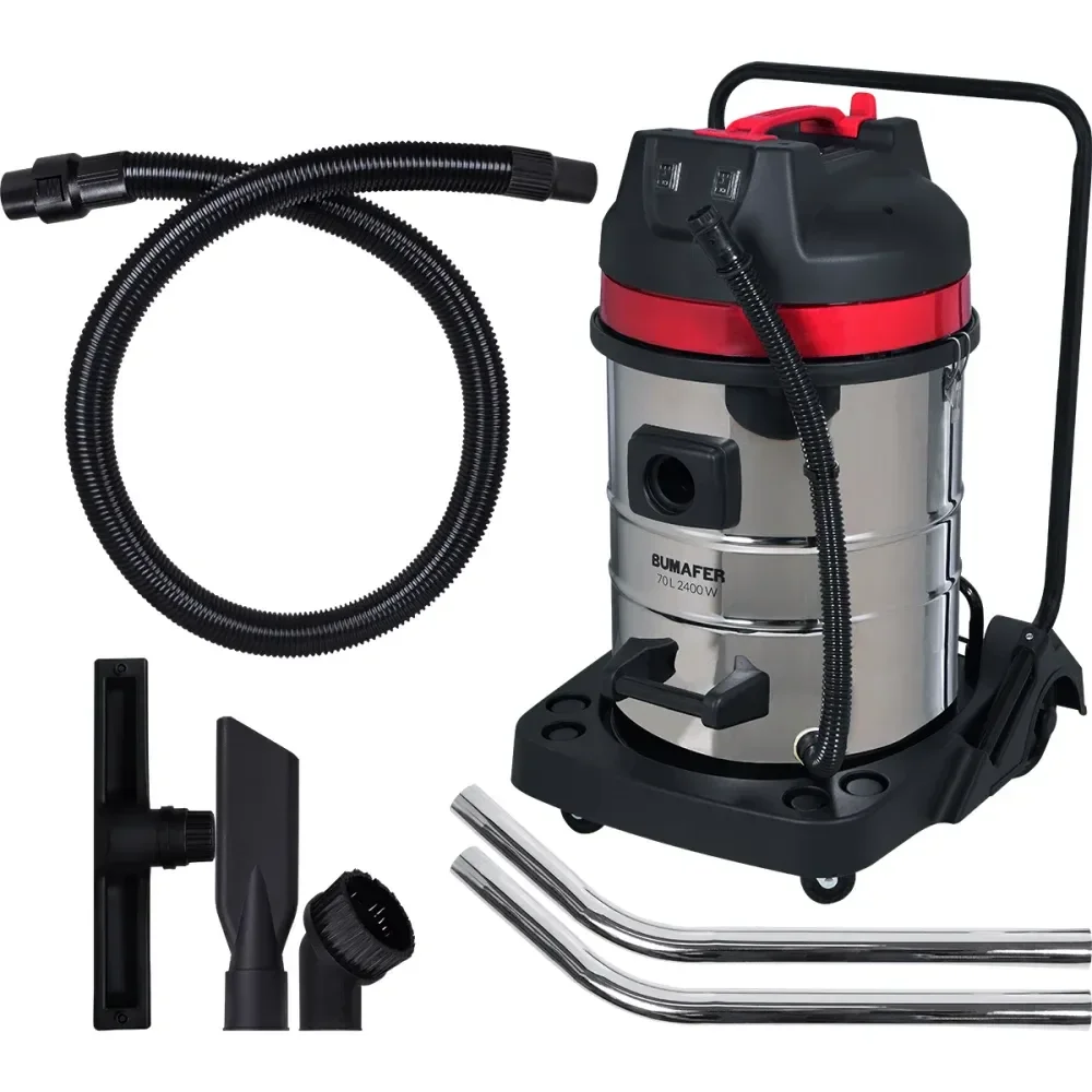 Aspirador De Pó E Líquido 70L 18,89A 2400W 127V Bumafer - Imagem 2