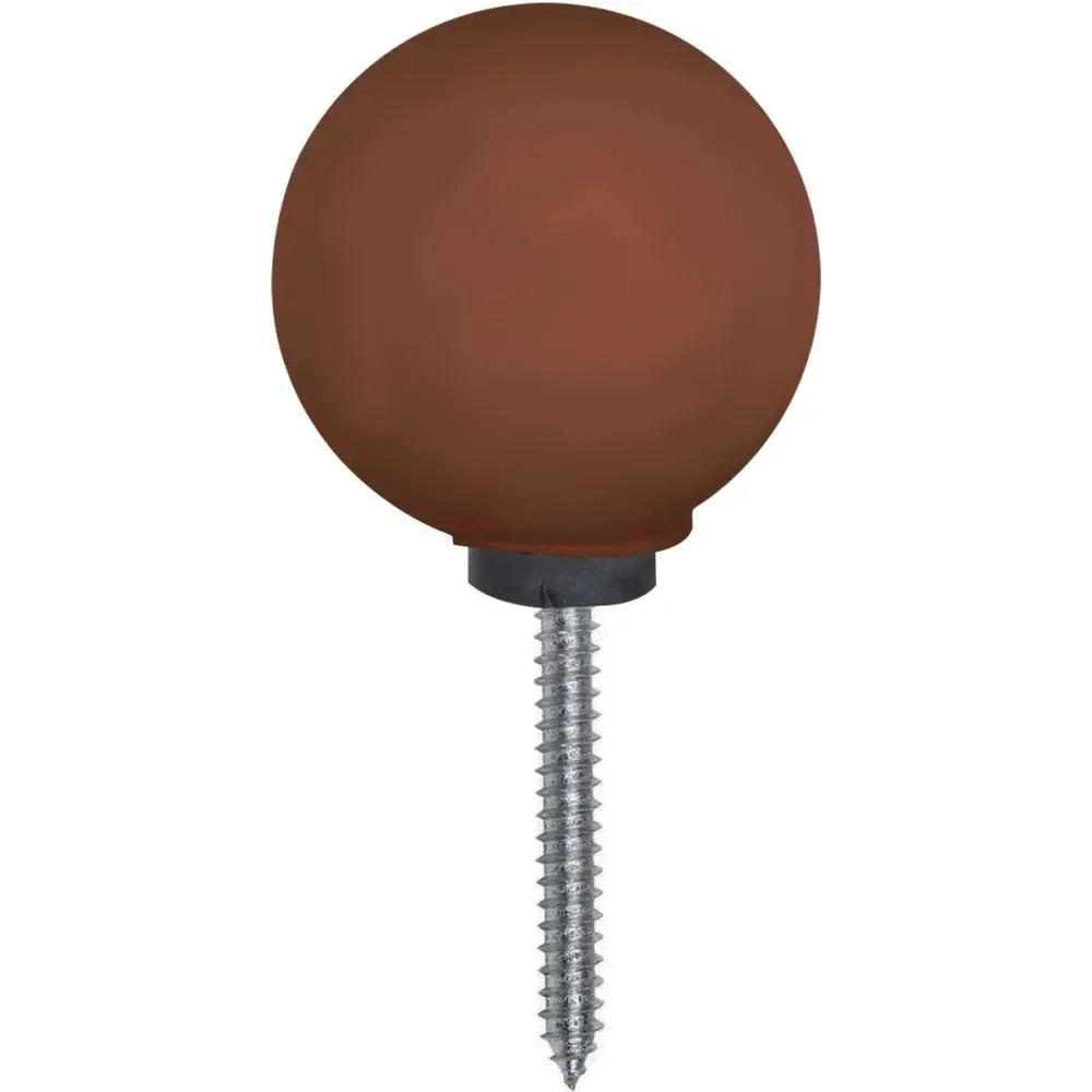 Batedor De Porta Marrom 8Mm Worker - Imagem 2