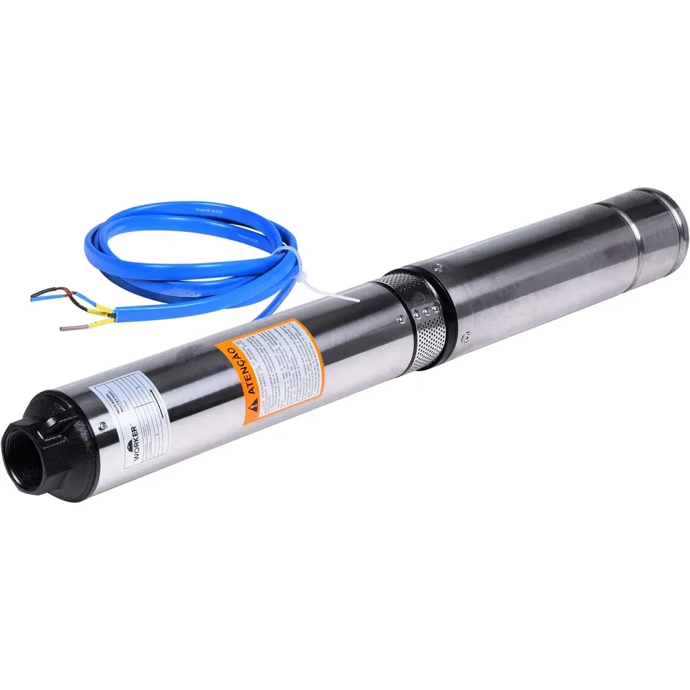 Bomba Submersa Multiestágio 4 1,5Hp 1100W Worker 127V - Imagem 3