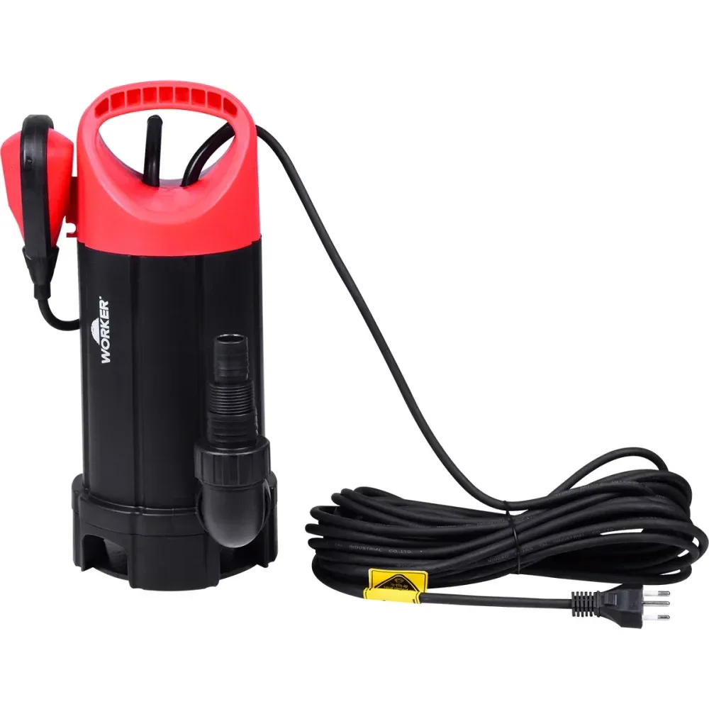 Bomba Submersível Água Limpa Ou Suja 1Hp 750W Worker - Imagem 2