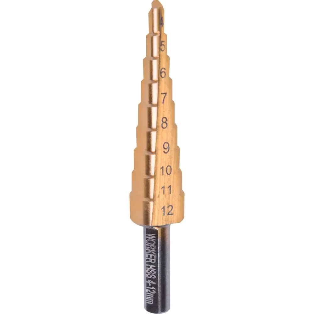 Broca Escalonada 4Mm A 12Mm Worker - Imagem 4