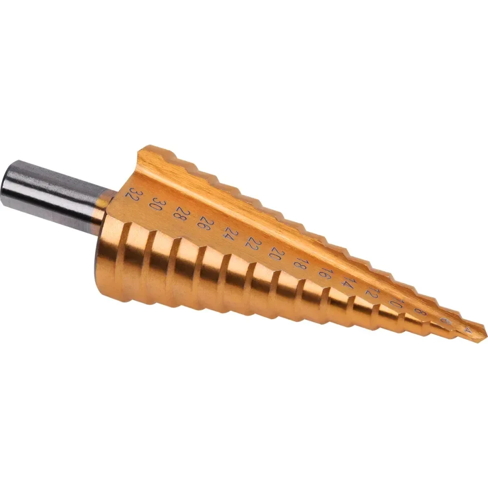 Broca Escalonada Em Titânio 4Mm A 32Mm Worker - Imagem 2