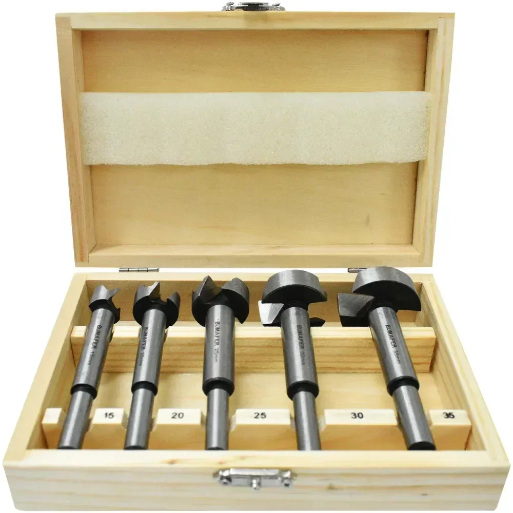 Brocas Para Dobradiç Forstner 15 A 35Mm 5 Peç Bumafer - Imagem 2