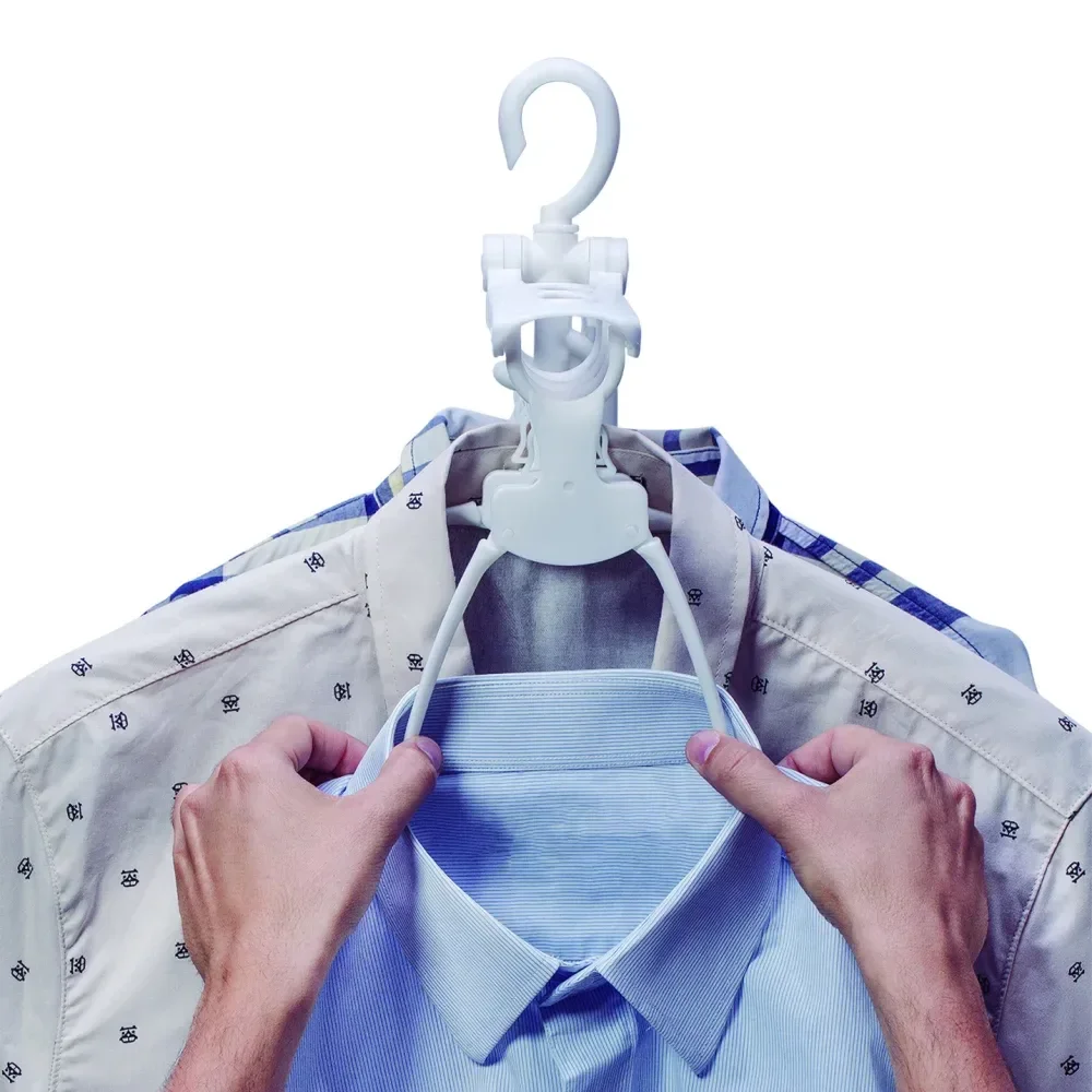 Cabide Organizador 360° Dobrável De Plástico 8 Em 1 Kala - Imagem 2