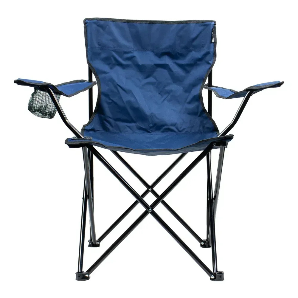 Cadeira Dobrável Azul Com Apoio De Braço Kala - Imagem 3