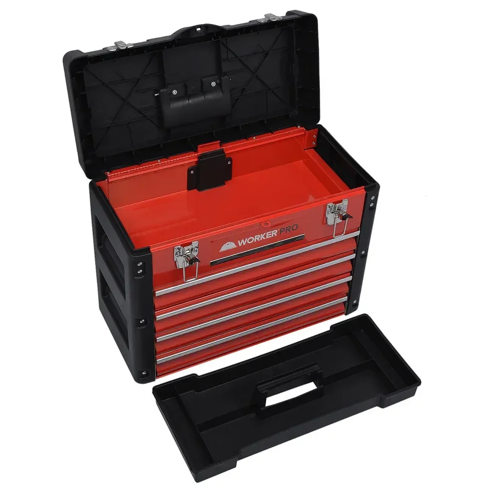 Caixa De Ferramenta 4 Gavetas Worker - Imagem 4