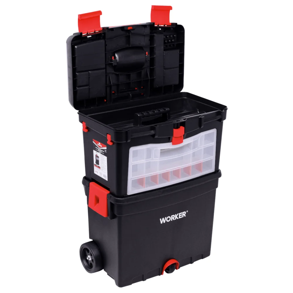 Caixa De Ferramenta Com Rodas De Nylon 24.1/2 Worker - Imagem 2