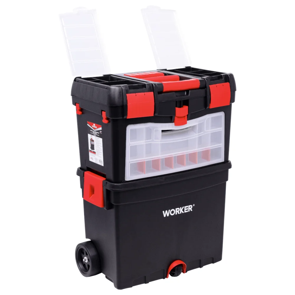 Caixa De Ferramenta Com Rodas De Nylon 24.1/2 Worker - Imagem 3