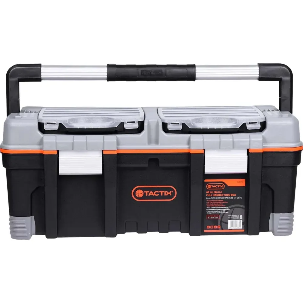 Caixa De Ferramentas Com 2 Organizadores Removíveis Tactix - Imagem 2