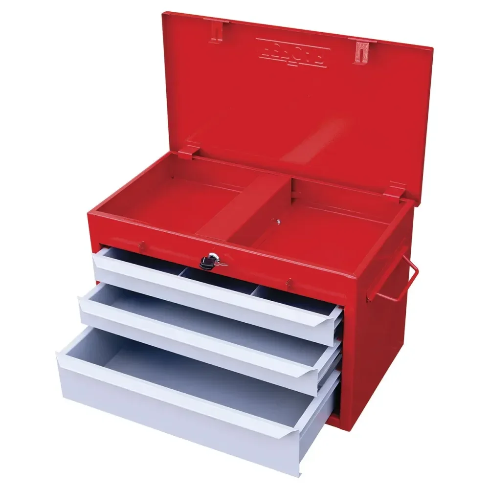 Caixa De Ferramentas Com 3 Gavetas Vermelha G3Vm Fercar - Imagem 2