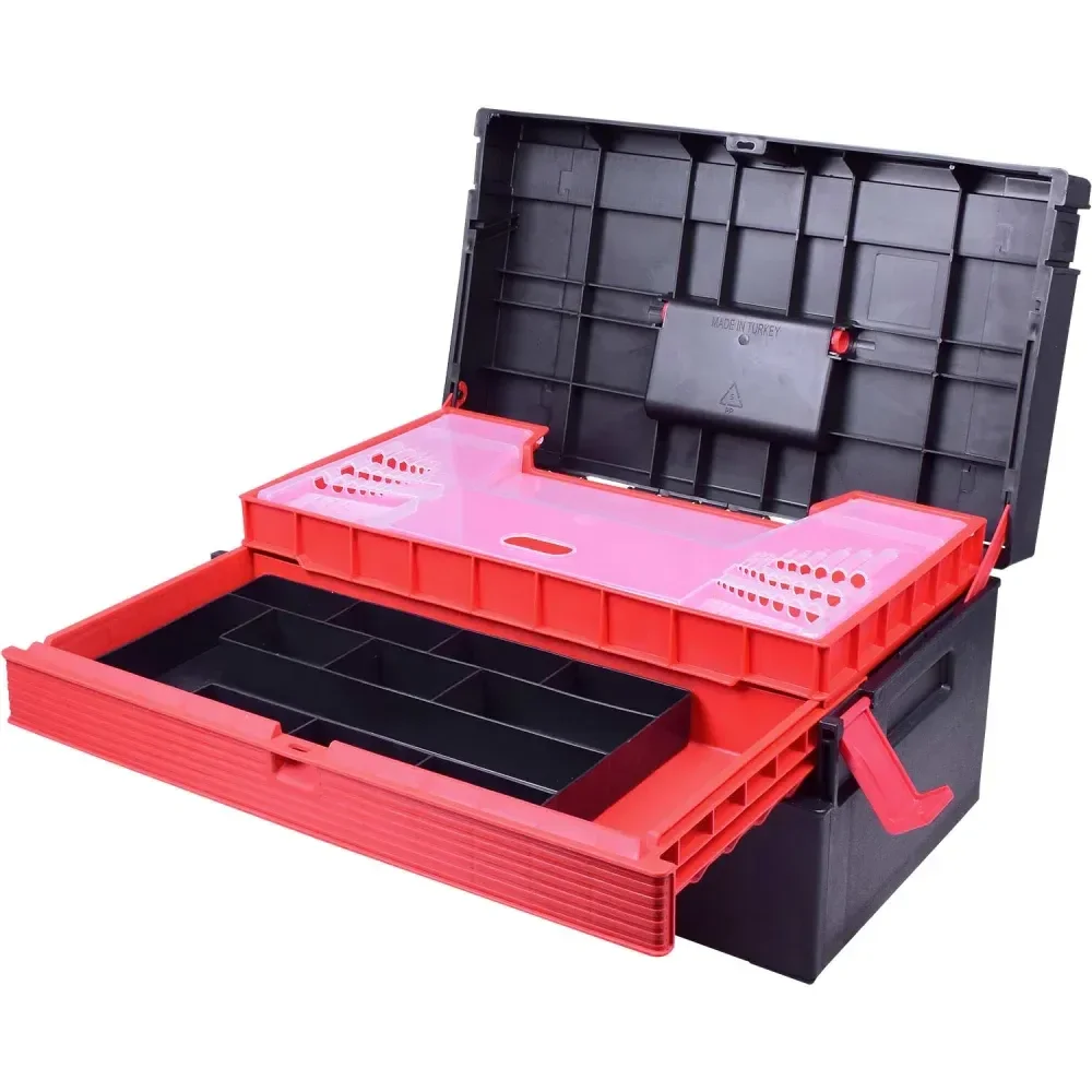 Caixa De Ferramentas Organizadora Em Polipropileno 20” Worker - Imagem 2