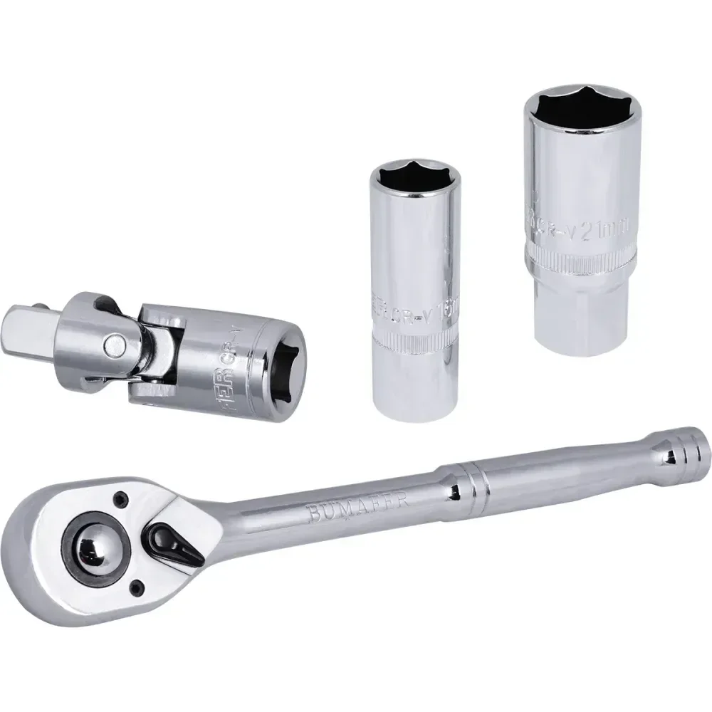 Caixa De Ferramentas Sanfonada 68 Peç Cr-V Bumafer - Imagem 8