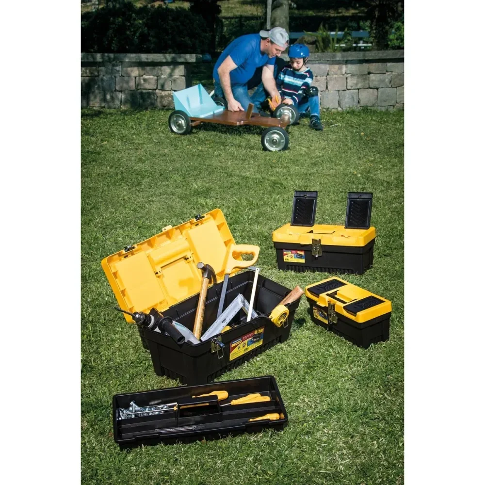 Caixa Plástica Para Ferramentas 20 Com Bandeja Removível Tramontina - Imagem 3