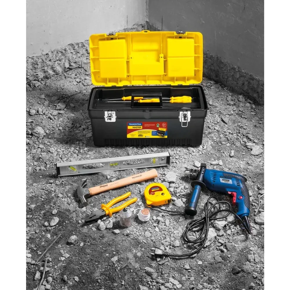 Caixa Plástica Para Ferramentas 20 Com Bandeja Removível Tramontina - Imagem 6