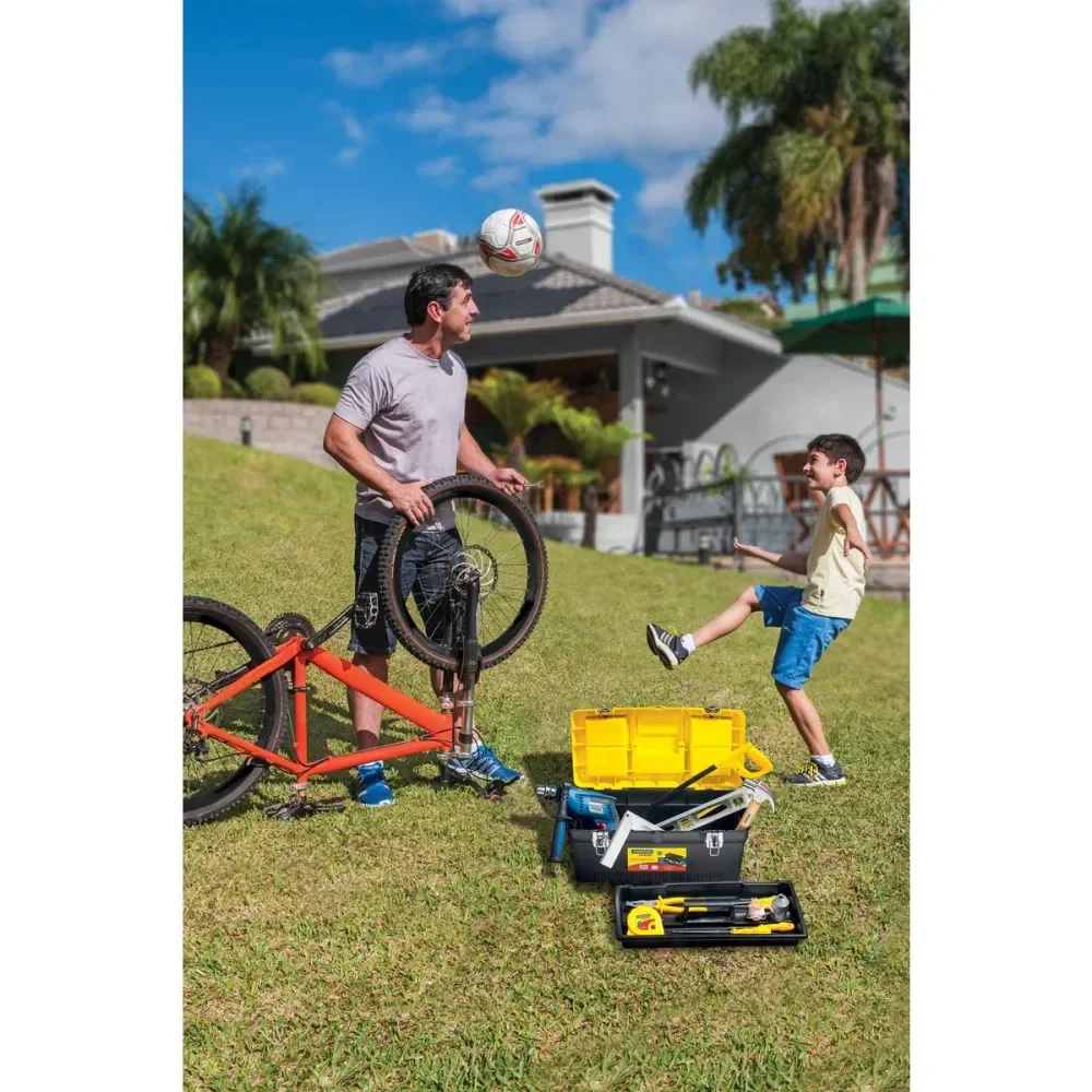 Caixa Plástica Para Ferramentas 20 Com Bandeja Removível Tramontina - Imagem 11