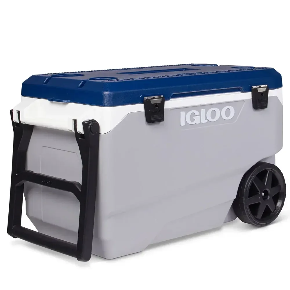 Caixa Térmica Ecocool Cinza Com Rodas 85L Igloo - Imagem 2