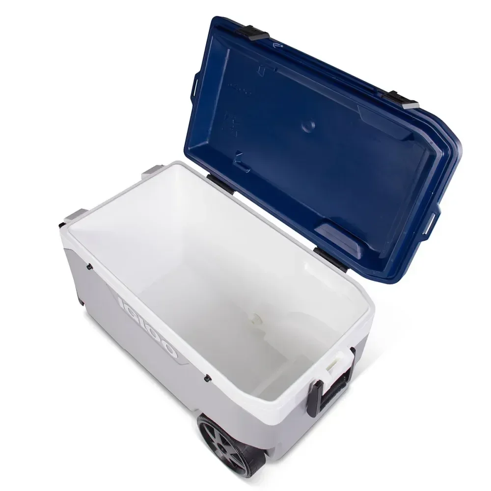 Caixa Térmica Ecocool Cinza Com Rodas 85L Igloo - Imagem 4