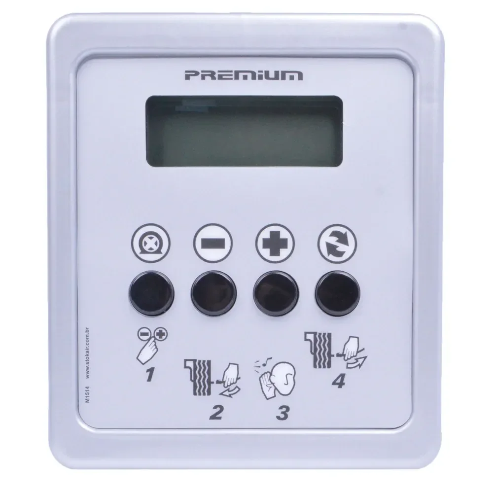 Calibrador De Pneus Digital Com Mangueira 8M 220V Stok Air - Imagem 2