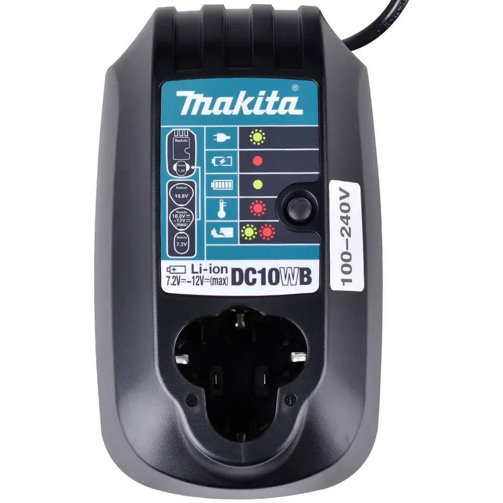 Carregador De Bateria Ion De Lítio 12V Dc10Wb Makita -Bivolt - Imagem 4