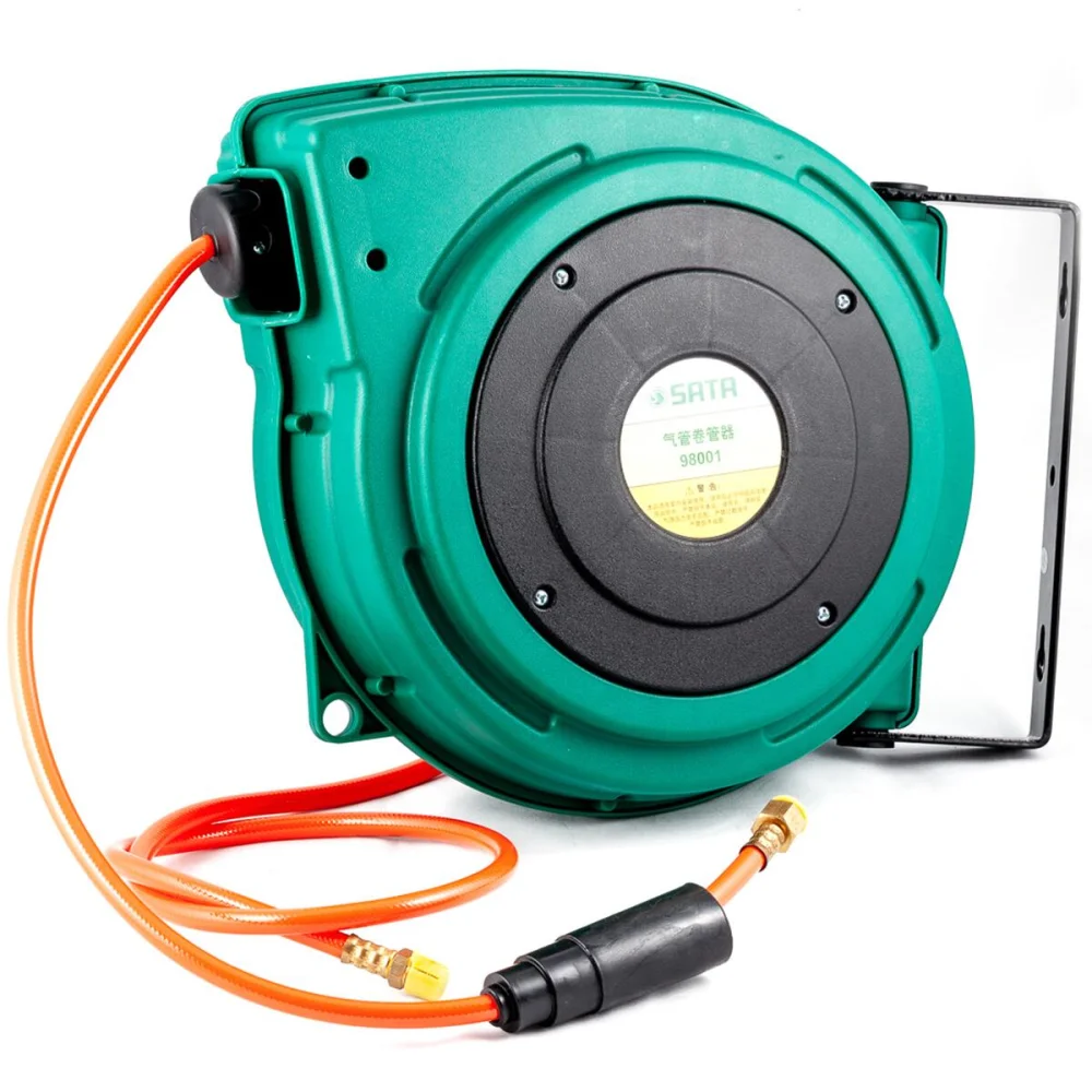 Carretel Retrátil Com Mangueira De Ar 10 Metros Sata - Imagem 2