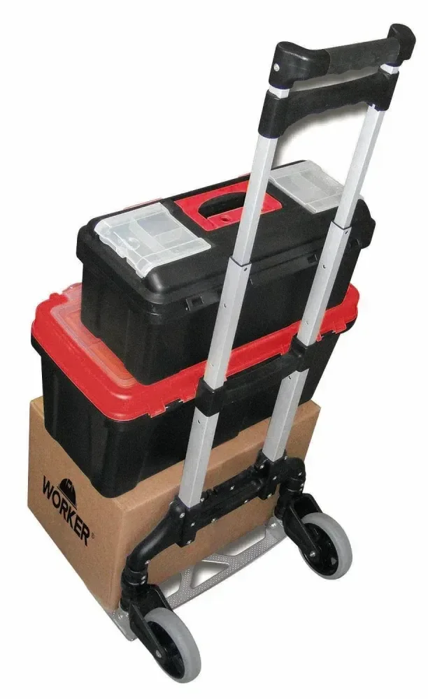 Carrinho De Alumínio Dobrável 4 Posições 70Kg Worker - Imagem 7