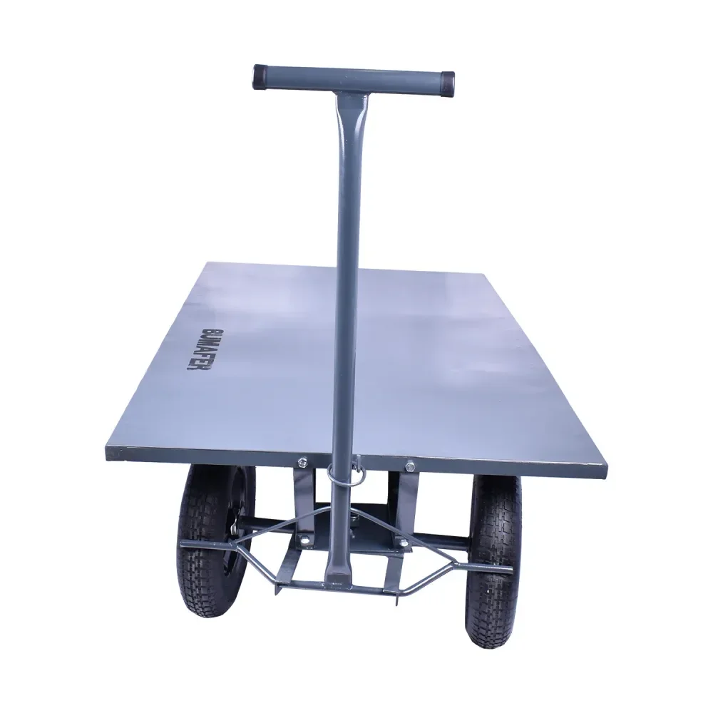 Carrinho Plataforma Aço Metálico 600Kg Bumafer - Imagem 2