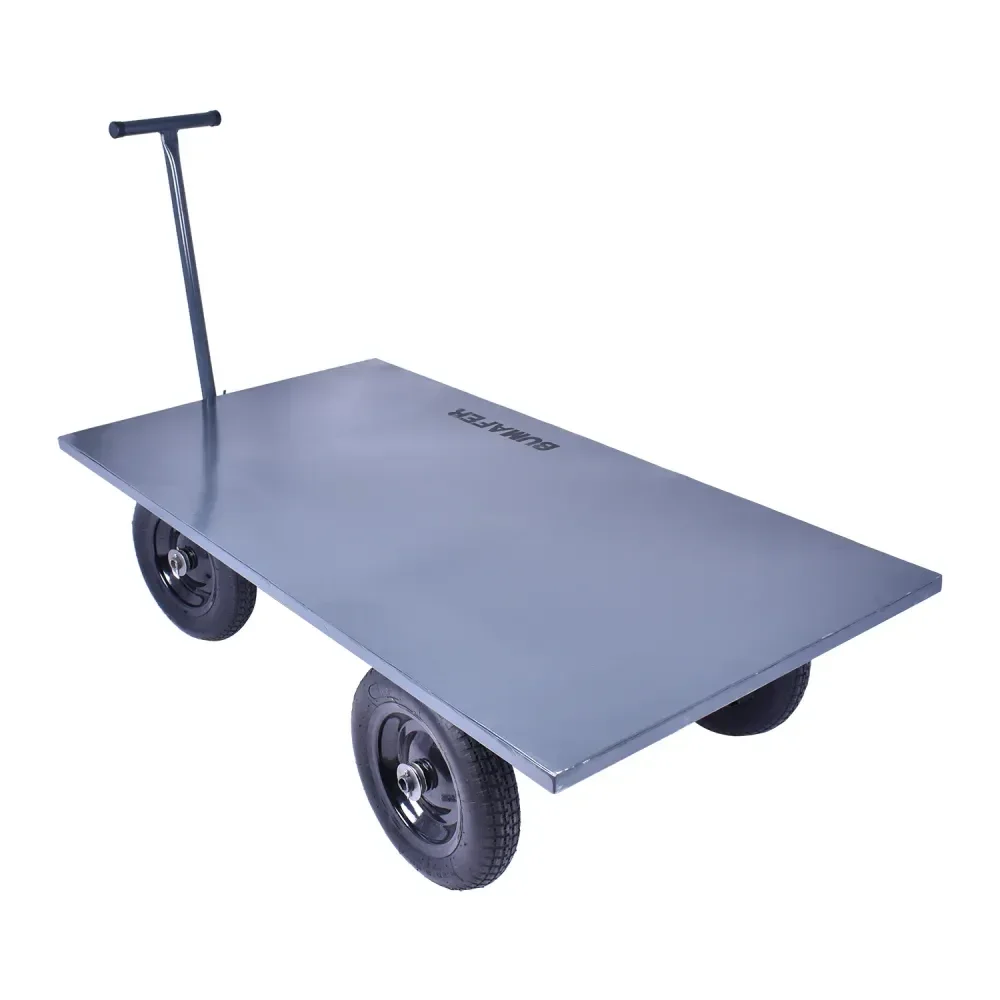 Carrinho Plataforma Aço Metálico 600Kg Bumafer - Imagem 5