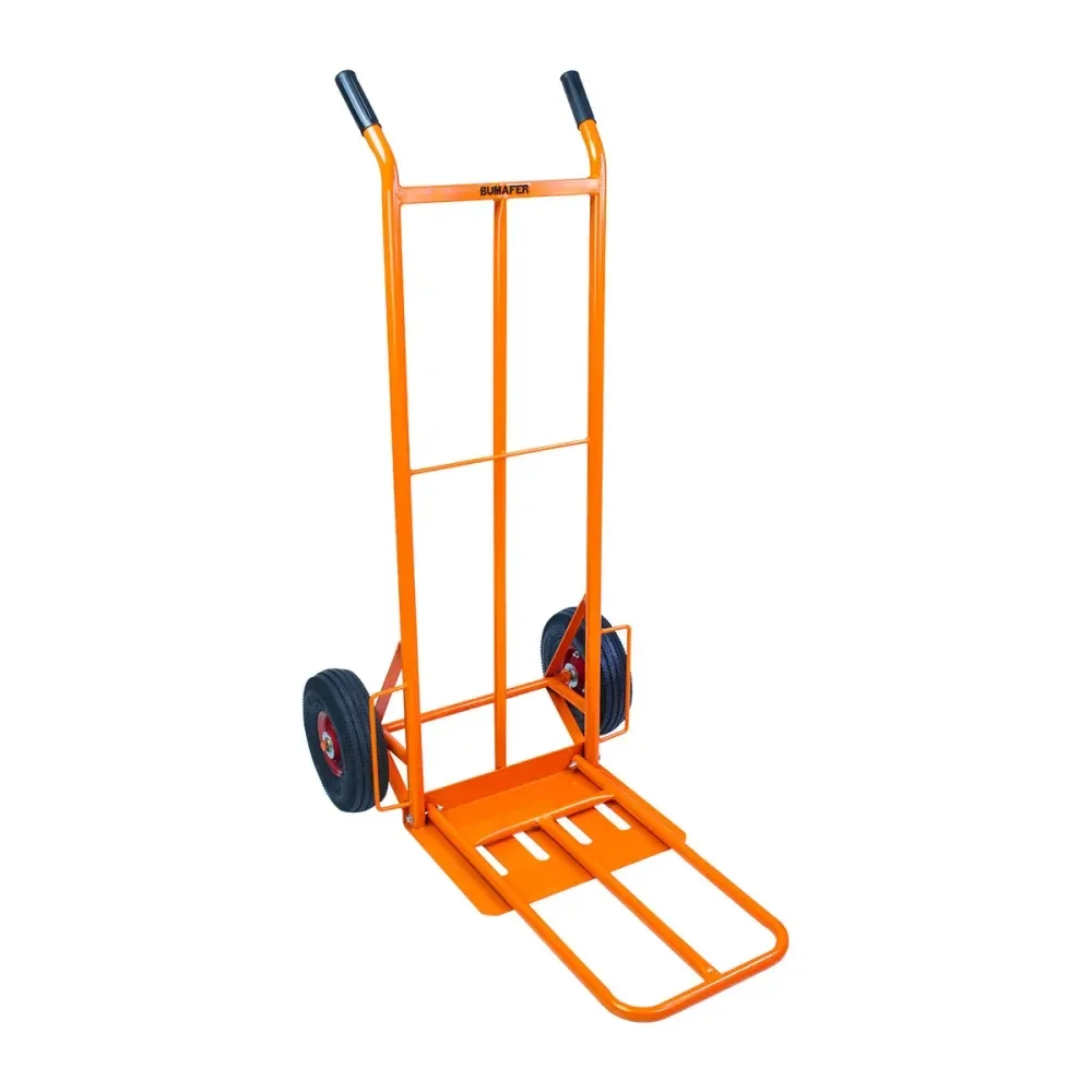 Carro Armazém De Aço 250Kg Com Aba Prolongada Bumafer - Imagem 3