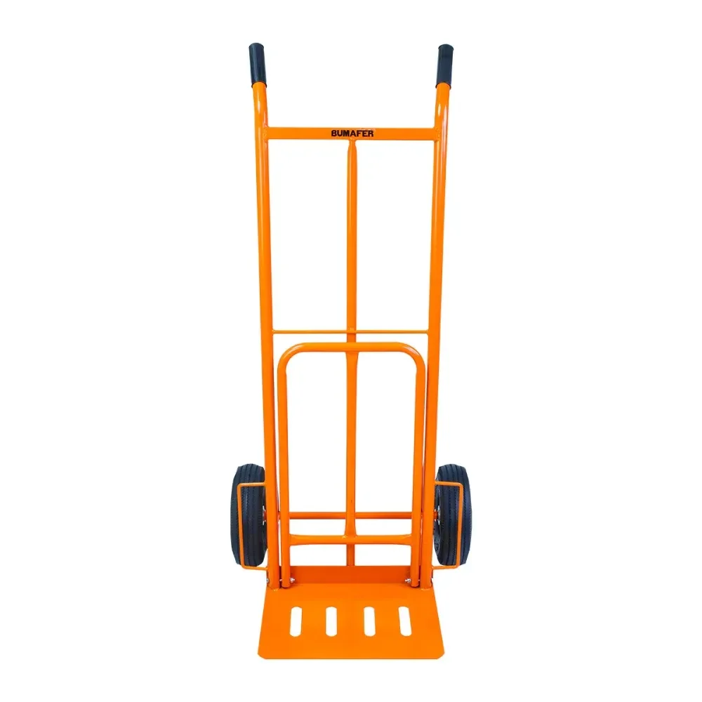 Carro Armazém De Aço 250Kg Com Aba Prolongada Bumafer - Imagem 4