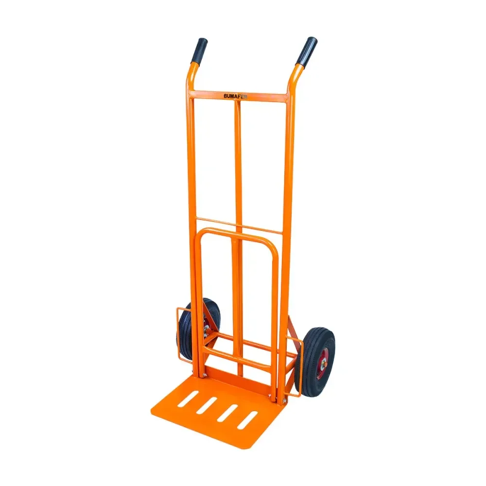 Carro Armazém De Aço 250Kg Com Aba Prolongada Bumafer - Imagem 5